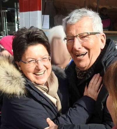 Rosemarie Patzelt im vollem Einsatz