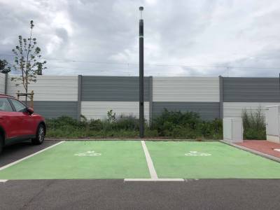 15.06.2020: Die Park-&-Ride-Anlage in Limburgerhof.