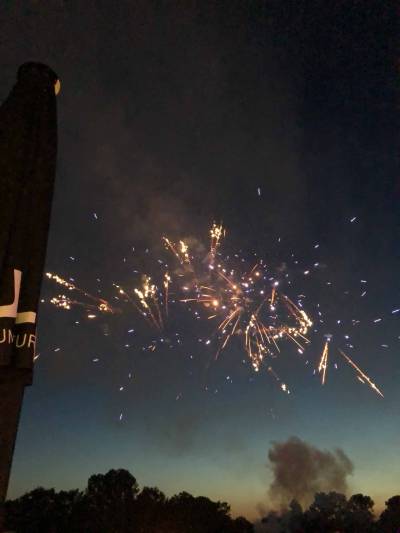 14.08.2021: Feuerwerk am Golfplatz